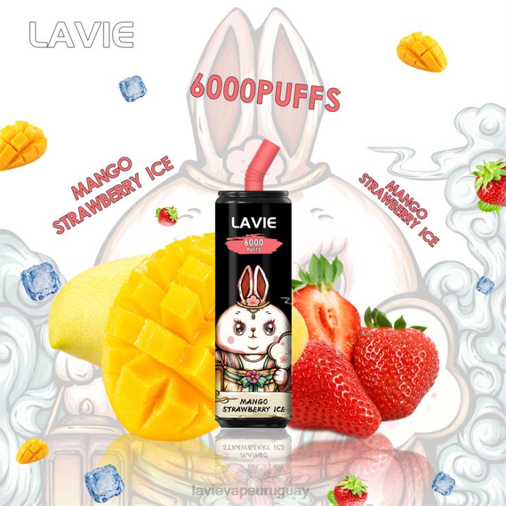 V68HV273 Lavie Vape Uruguay | hielo de fresa y mango LAVIE Coke BAR 6000 bocanadas