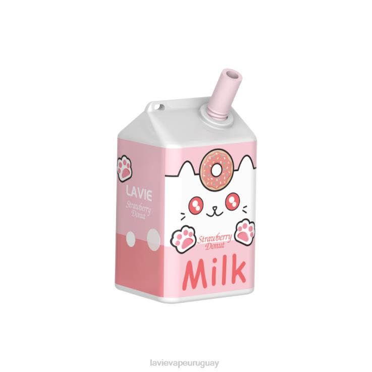 V68HV177 Lavie Vape Uruguay | donut de fresa LAVIE MILK 7000 bocanadas
